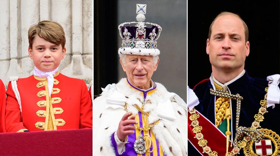 King Charles Crowned: Prince William, Prince George And The Line Of ...