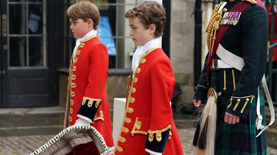 Prince George, one of four Pages of Honour.