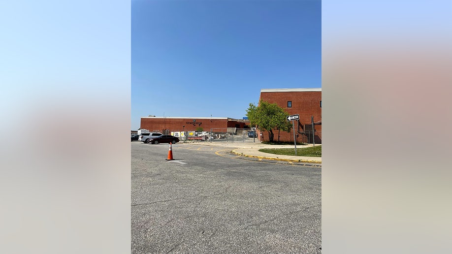 Meade Senior High School exterior with slight parking lot view.