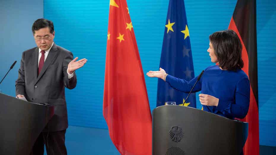 China’s foreign minister says country has no intentions of benefitting from the war in Ukraine
