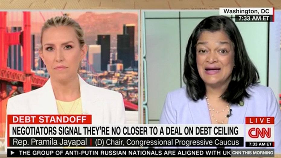 Rep. Jayapal clashes with CNN host over Americans supporting spending cuts as part of debt limit deal