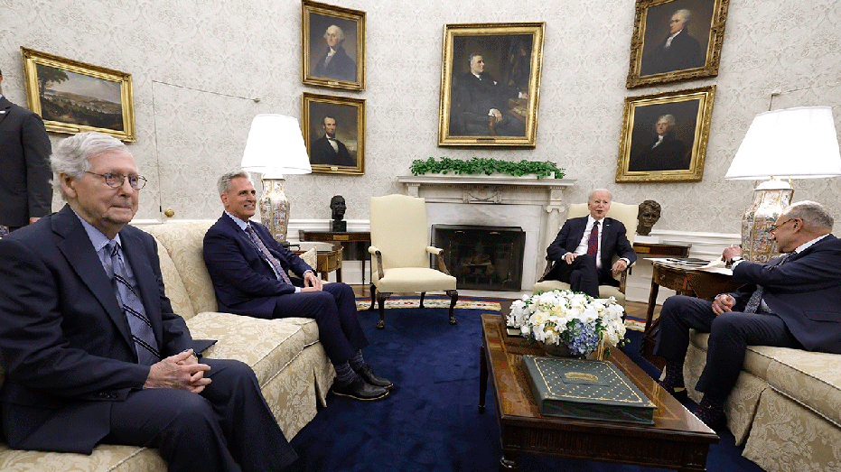 House and Senate leaders meet with Biden