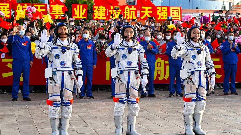 China sends three astronauts to Tiangong Space Station ahead of trip to the Moon