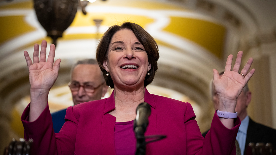 Sen. Klobuchar hit for 2 AM post taking credit for passage of $1.2 trillion spending budget: ‘You’re welcome’