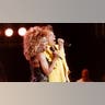 Mick Jagger, and Tina Turner on stage together