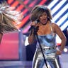 Beyonce, and Tina Turner performing at the Grammys