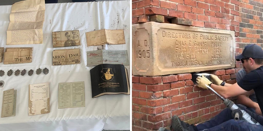 Ohio firefighters find 118-year-old time capsule buried in fire station: Here's what was inside - Vimarsana News
