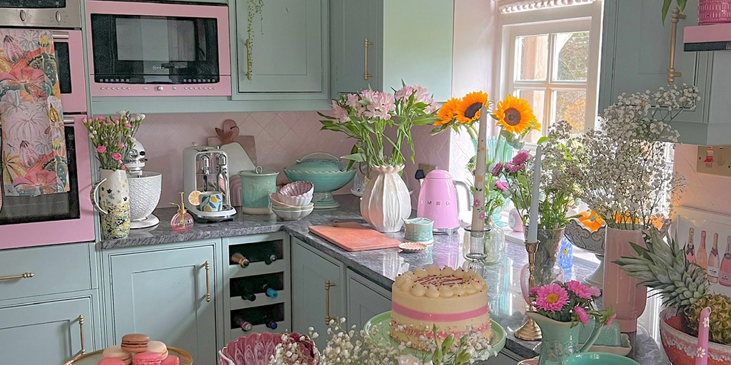 Heidi's Cottage — obsessed with the korean pastel kitchen