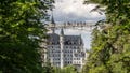 Neuschwanstein, a 19th century creation by Bavaria's fairy tale king Ludwig II and world renowned tourist attraction, is pictured in Hohenschwangau near Fuessen, southern Germany, on June 15, 2023.