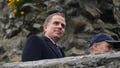 Robert Hunter Biden, son of US President Joe Biden at Carlingford Castle, Co Louth, during his trip to the island of Ireland. Picture date: Wednesday April 12, 2023.