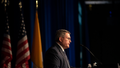 WASHINGTON DC - APRIL 23 Leonard Leo speaks at the National Catholic Prayer Breakfast in Washington DC on April 23, 2019. Leo is an Executive Vice President with the Federalist Society and a confidant of President Trump. He is a maestro of a network of interlocking nonprofits working on media campaigns and other initiatives to pressure lawmakers and generate public support for conservative judges.