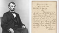 A portrait of Abraham Lincoln.
The Raab Collection acquired the letter in early 2023 after belonging to a private collection for centuries.