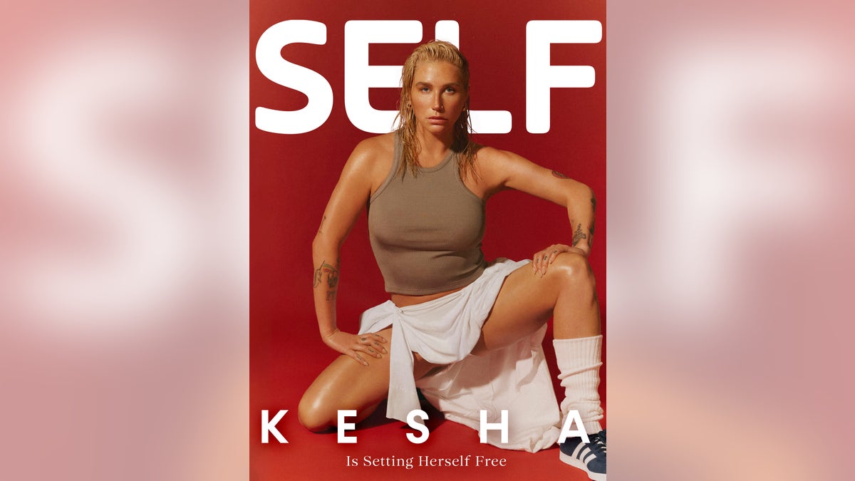 Kesha on the cover of Self magazine