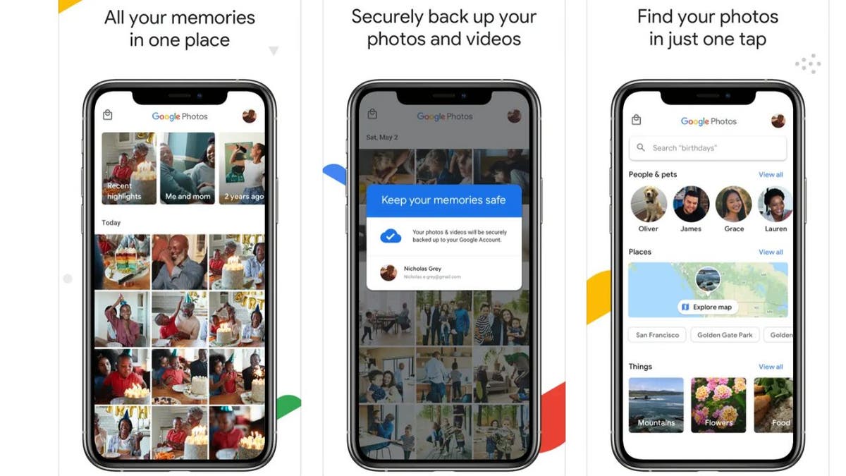 Google photo app on your smartphone