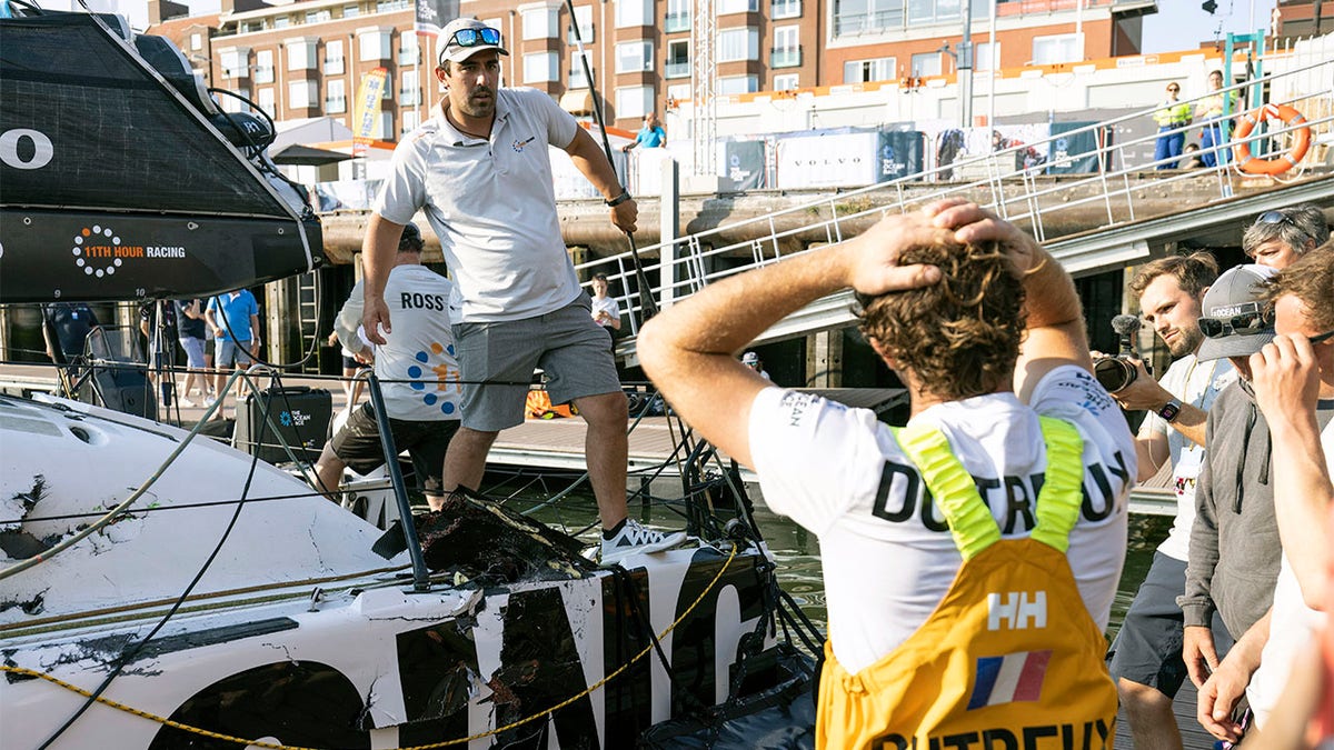 The Ocean Race in the dock