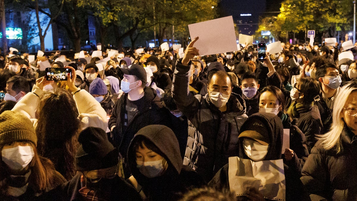 White Paper protests China