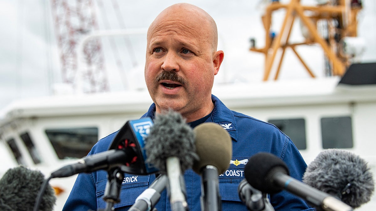 US Coast Guard Captain Jamie Frederick