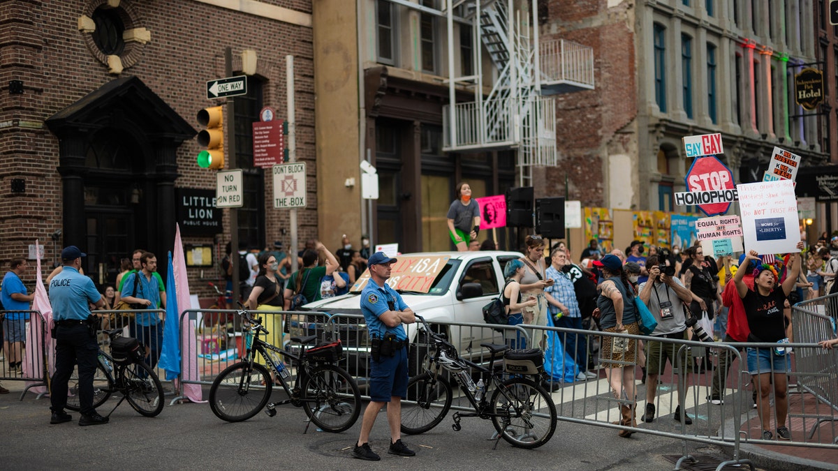 Philadelphia Protests Mom's for Liberty