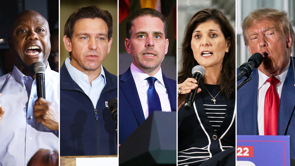 Tim Scott, Ron DeSantis, Hunter Biden, Nikki Haley, Donald Trump