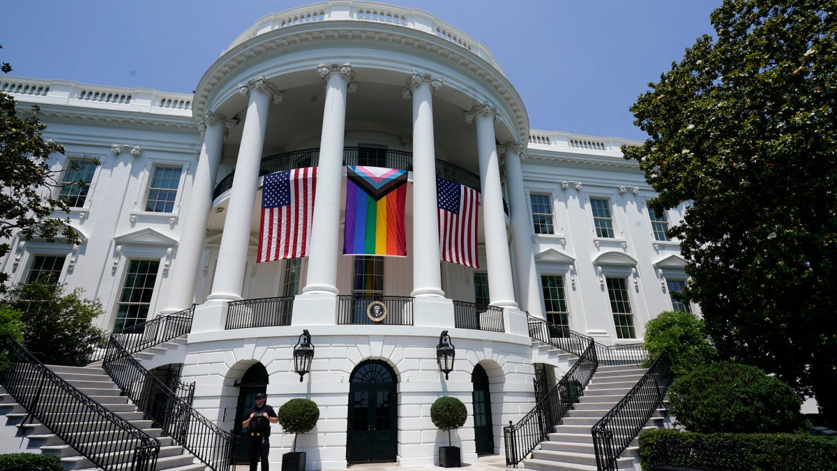 pride flag at the White House