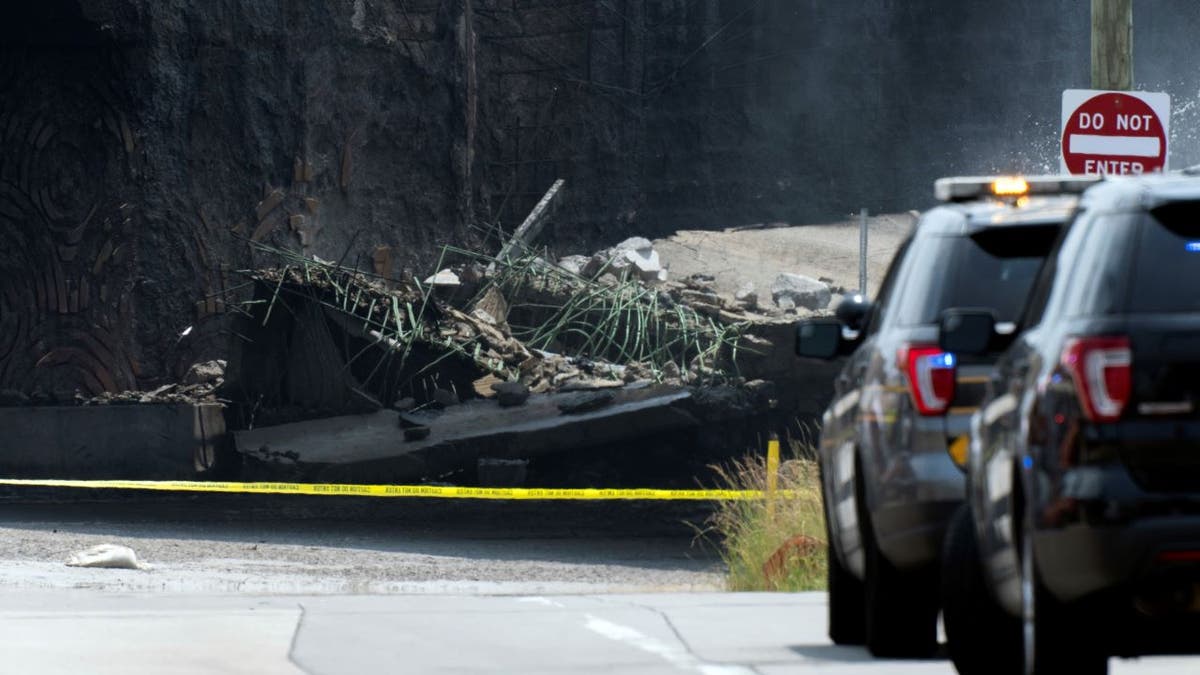 I-95 debris from collapse