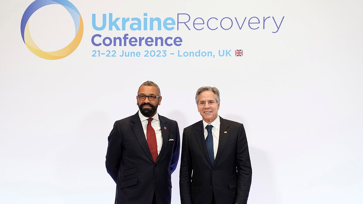 Blinken and British Foreign Secretary at Ukraine Recovery Conference
