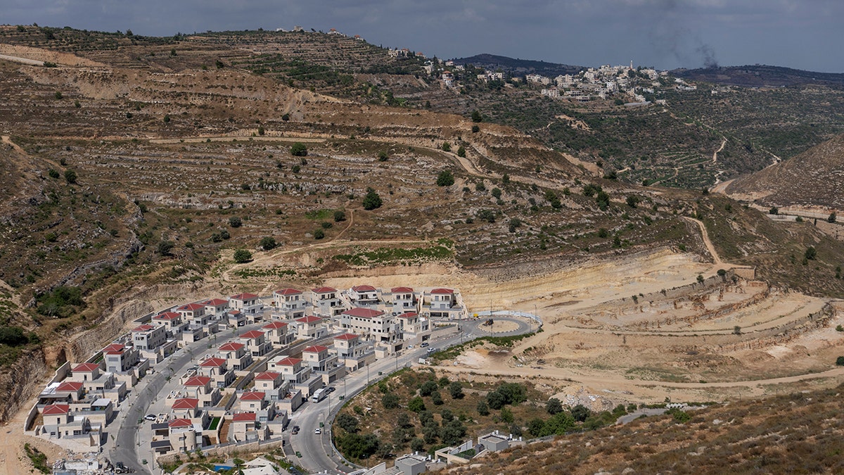 A part of the new housing projects in the West Bank in Israel is shown on June 18, 2023.?