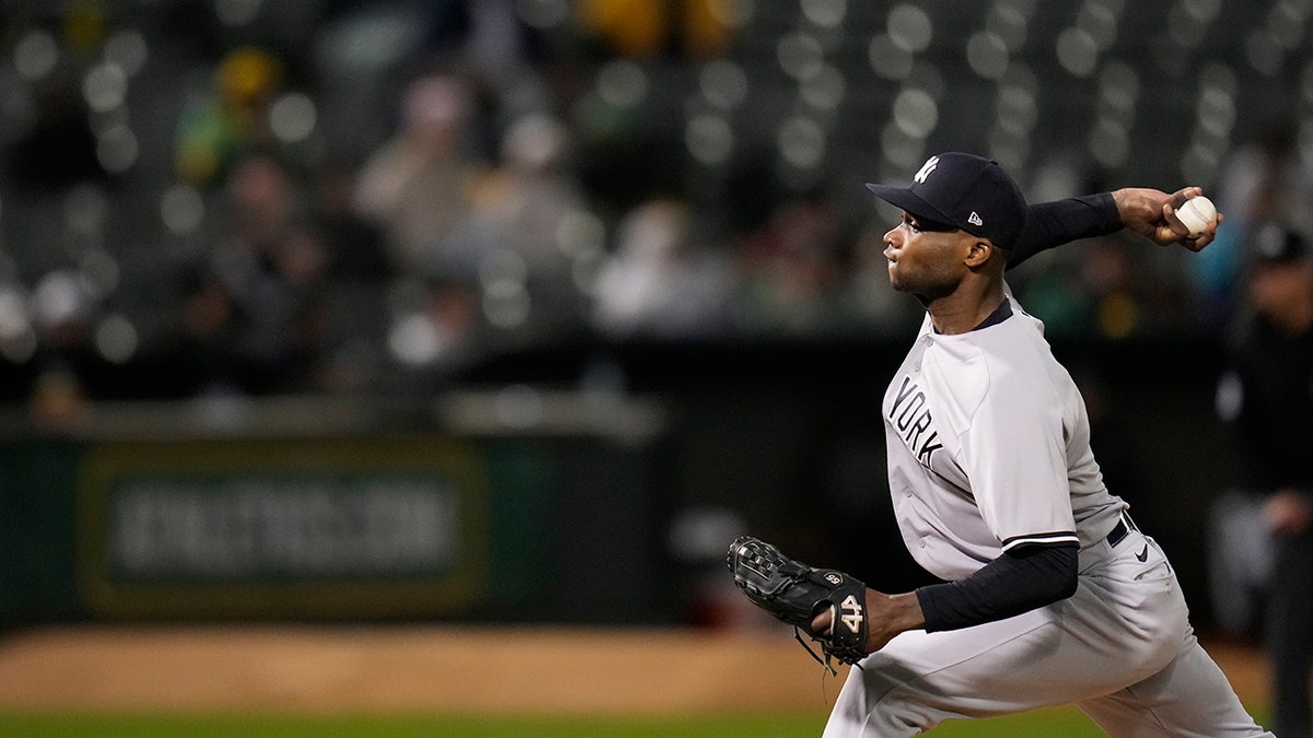 Germán on the mound