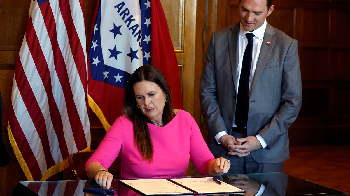 Arkansas Gov. Sarah Huckabee Sanders 