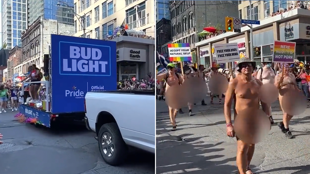 Bud Light sponsors Toronto Pride parade attended by naked men, children |  Fox News