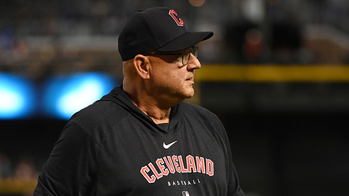 Terry Francona walks back to the dugout