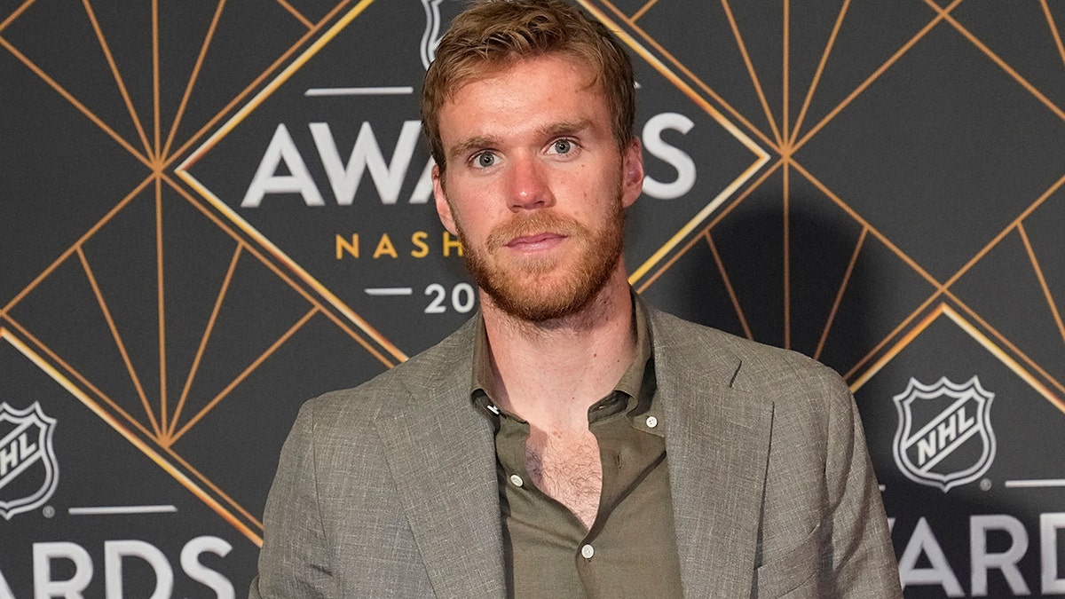 Connor McDavid before the NHL awards