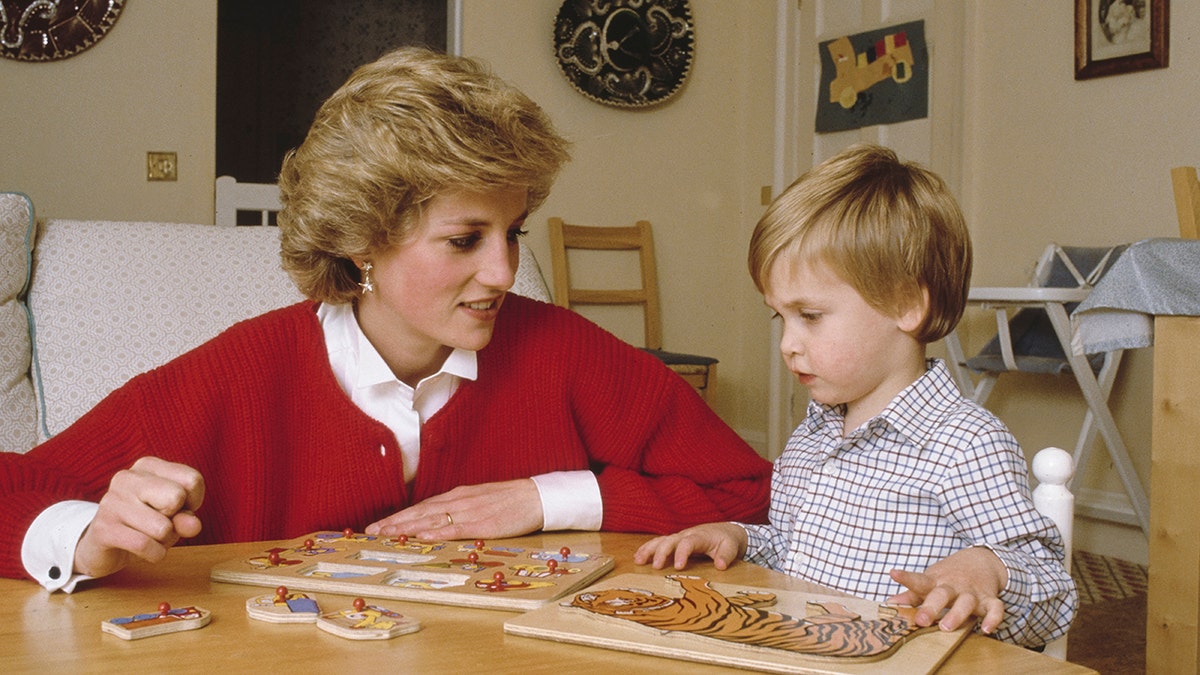 Princesa Diana e Príncipe William
