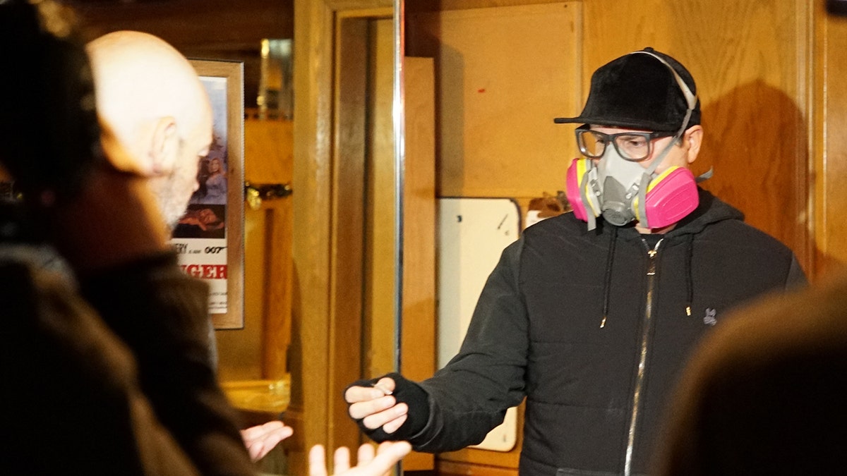 Zak and the guys preparing for mini investigation in basement of the casino