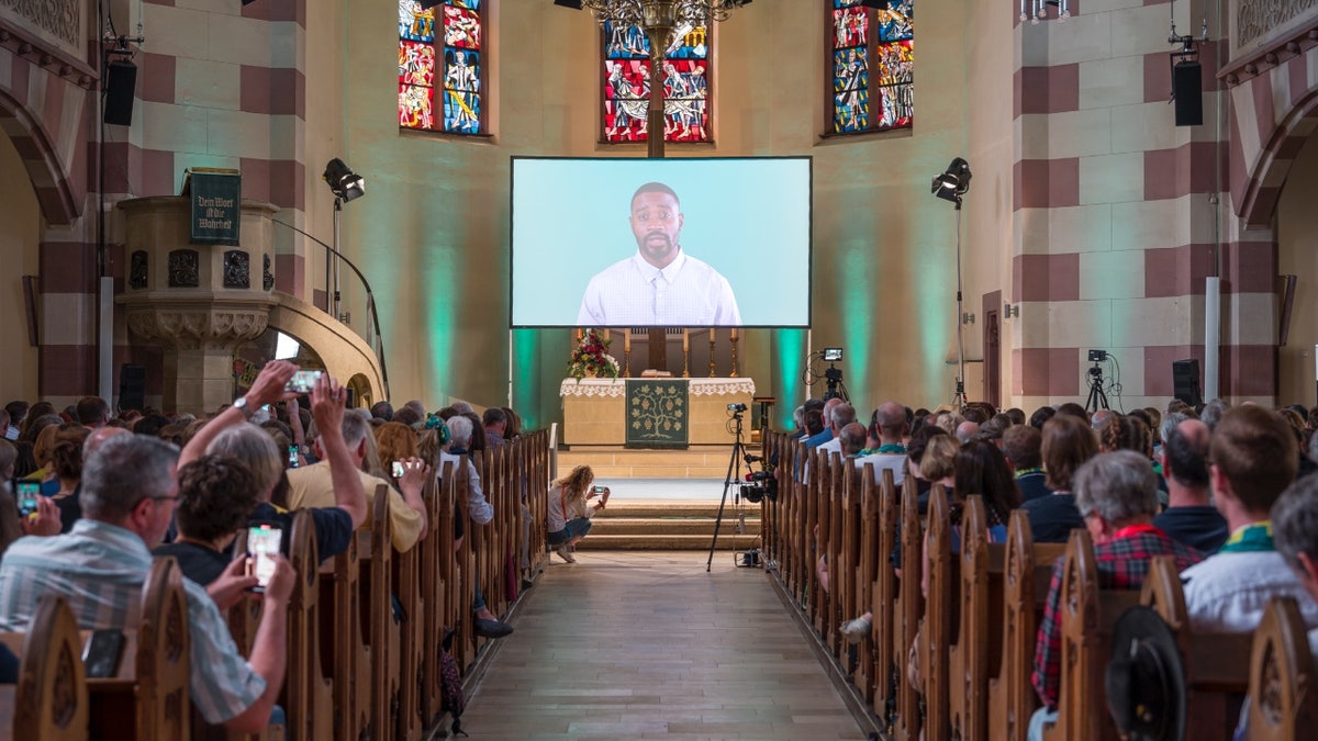 AI-created church service in Germany