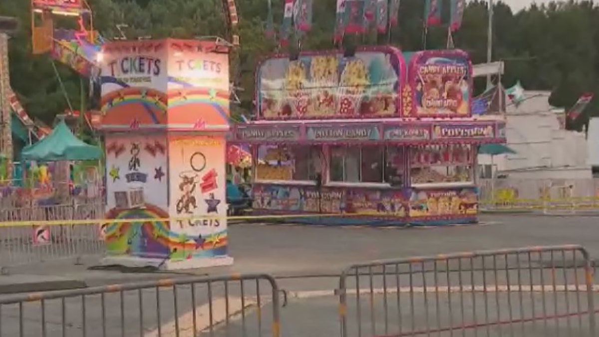 ticket booth at carnival