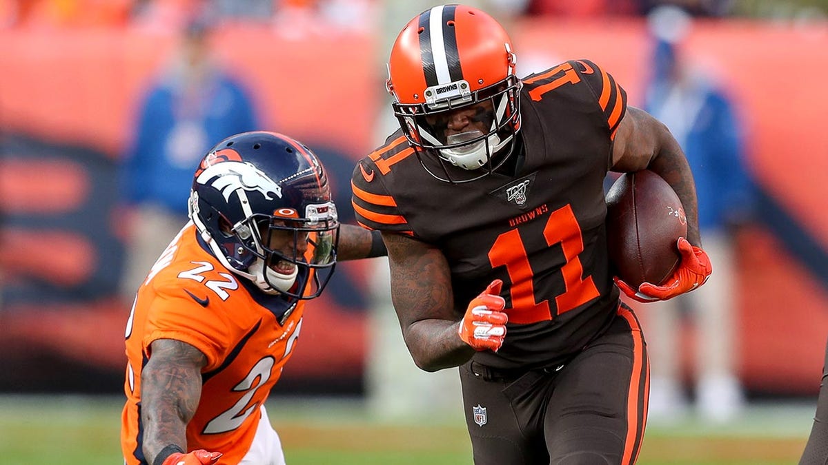 Antonio Callaway playing for the Browns in 2019
