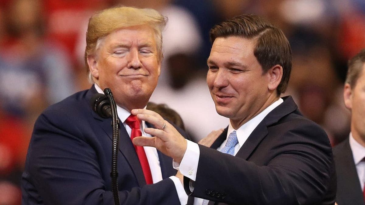 Trump and DeSantis