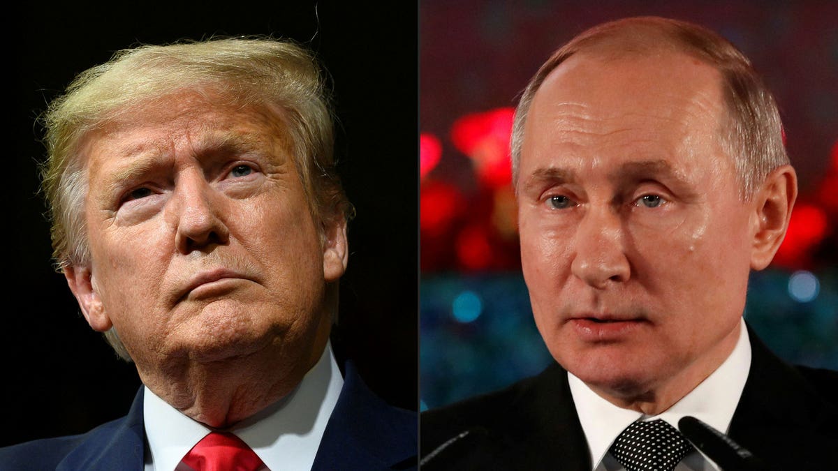 Donald Trump and Vladimir Putin