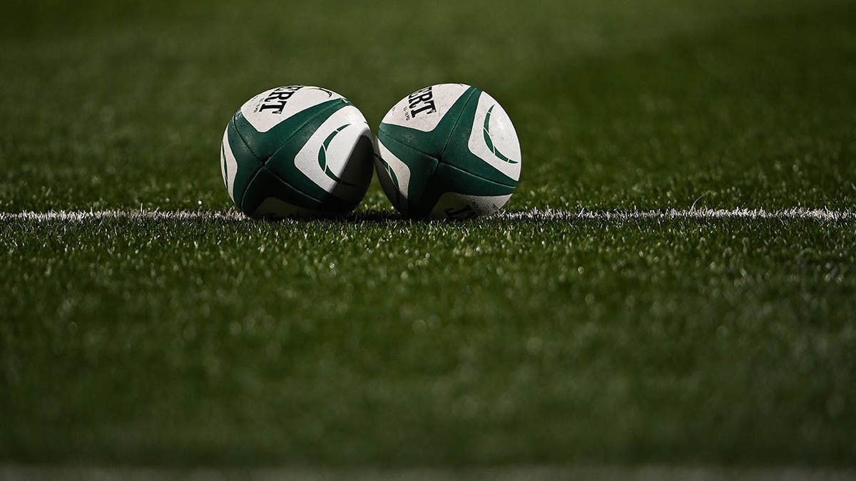 A general view of a Rugby ball