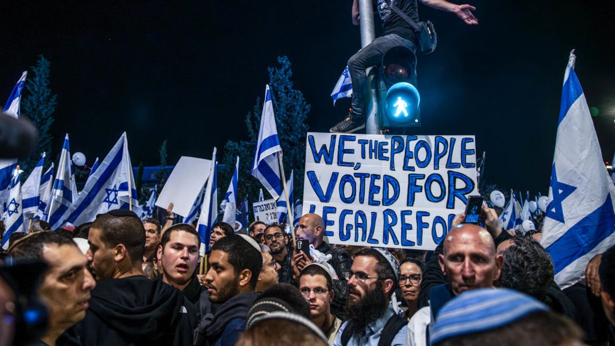 Israeli's rally in support of judicial reforms