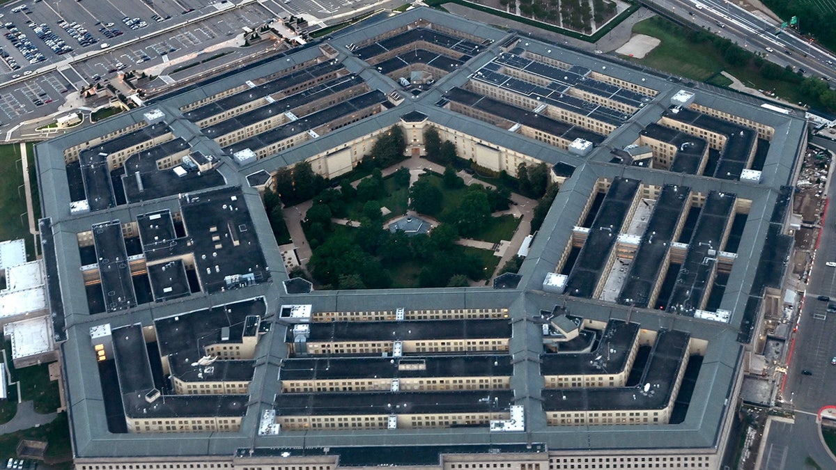 View of the Pentagon for the sky