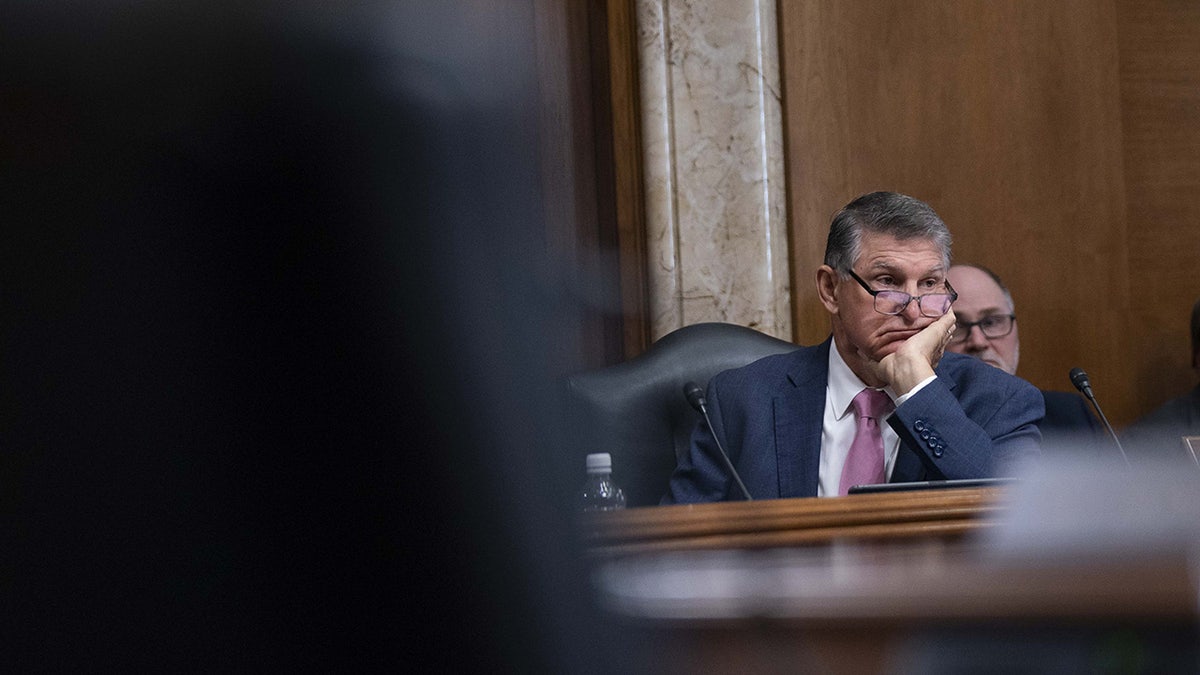 Joe Manchin in Senate hearing