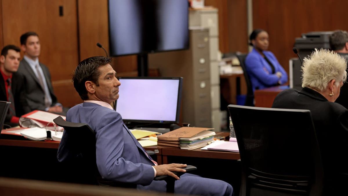 Zerola leaned back in his chair during 2023 rape trial