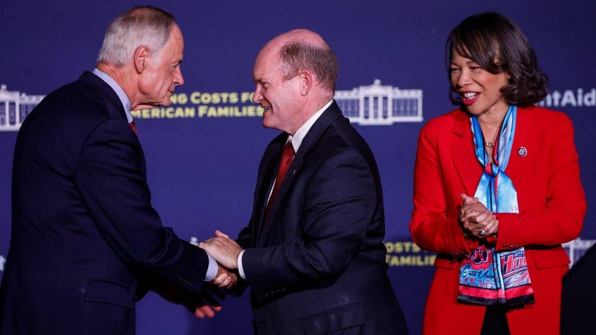 Lisa Blunt Rochester, Tim Coons, Tom Carper