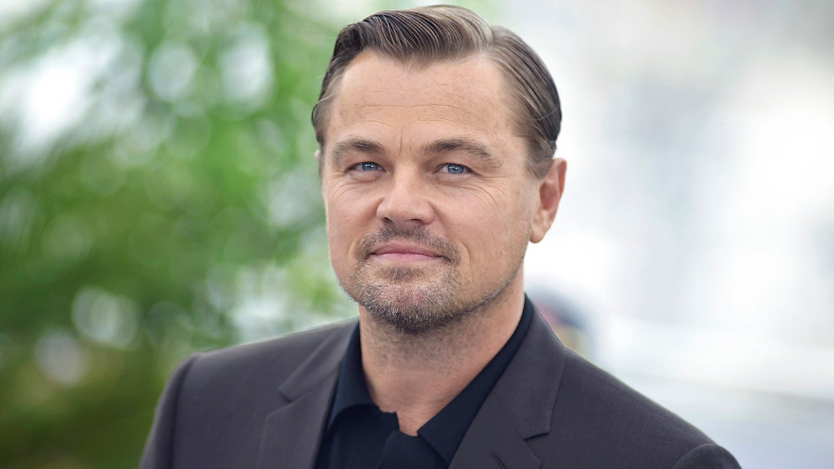 Leonardo DiCaprio soft smiles on the red carpet in Cannes, France
