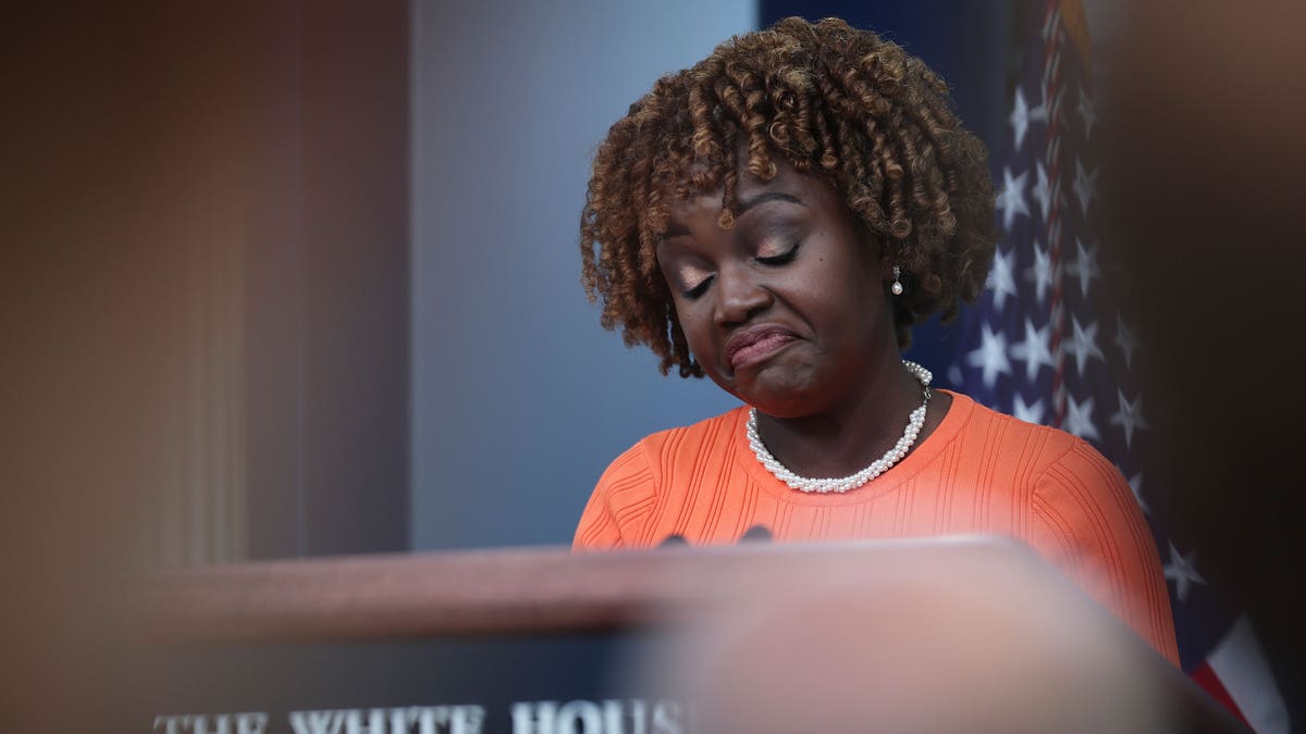 White House press secretary Karine Jean-Pierre