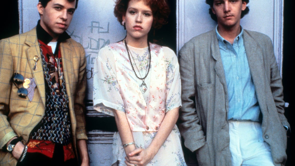 Jon Cryer And Molly Ringwald In 'Pretty In Pink'