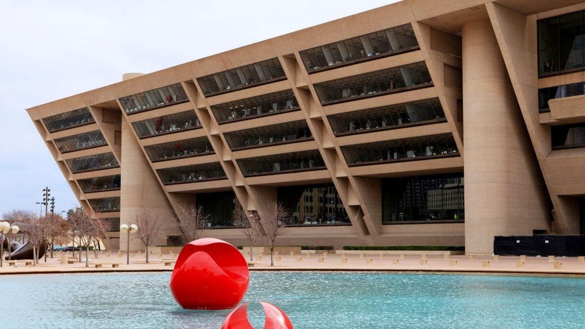 Pool near City Hall in Dallas