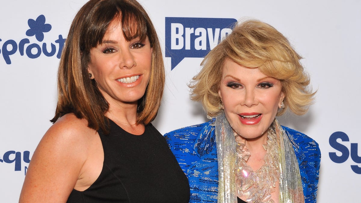 Joan Rivers and her daughter